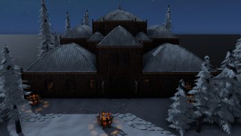 The Frozen White Theatre — TTRPG Battlemap