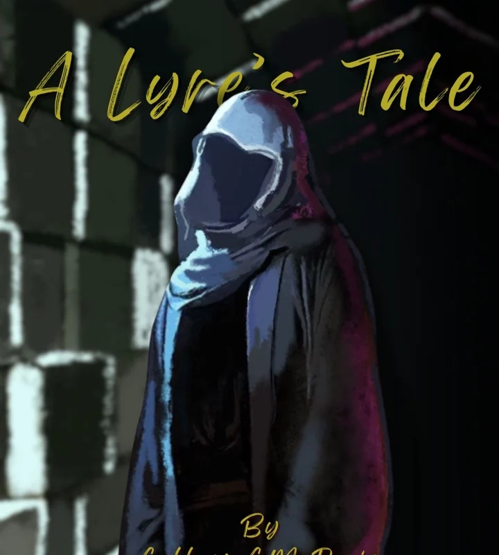 Book cover page for a lyre's tale