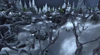 Snowy Clearing & Crimson Frost Map